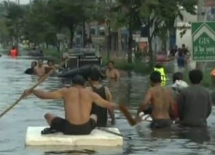 Inundaciones en Tailandia