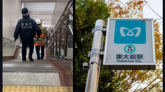 Estación Todaimae de la línea Namboku del metro de Tokio