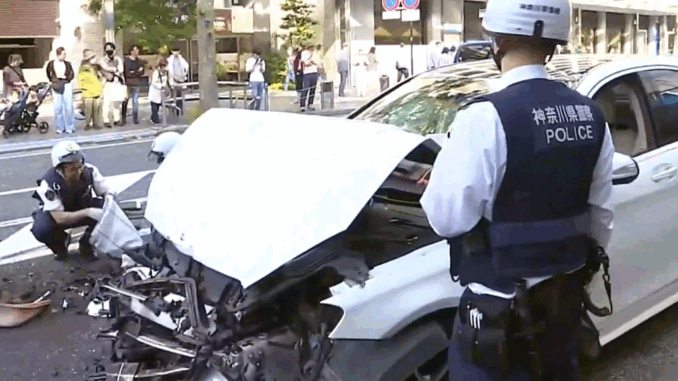 La policía investiga detalles del accidente provocado en Yokosuka