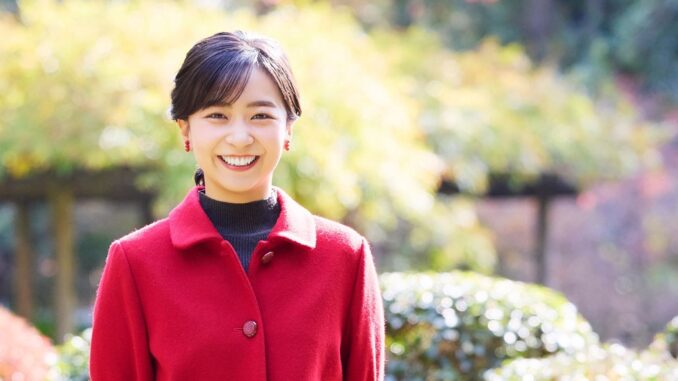 La princesa Kako, hija de los príncipes Akishino, en una imagen oficial de la Agencia de la Casa Imperial.