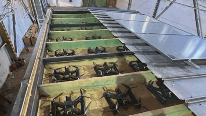 Drones que Ucrania introdujo en Rusia para realizar su gran ataque