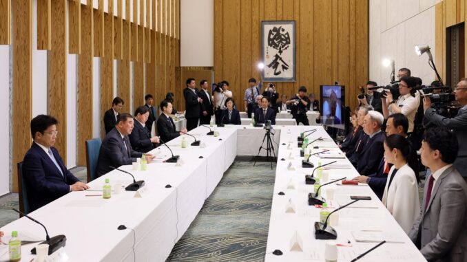 Ishida expone su plan quinquenal de revitalización económica